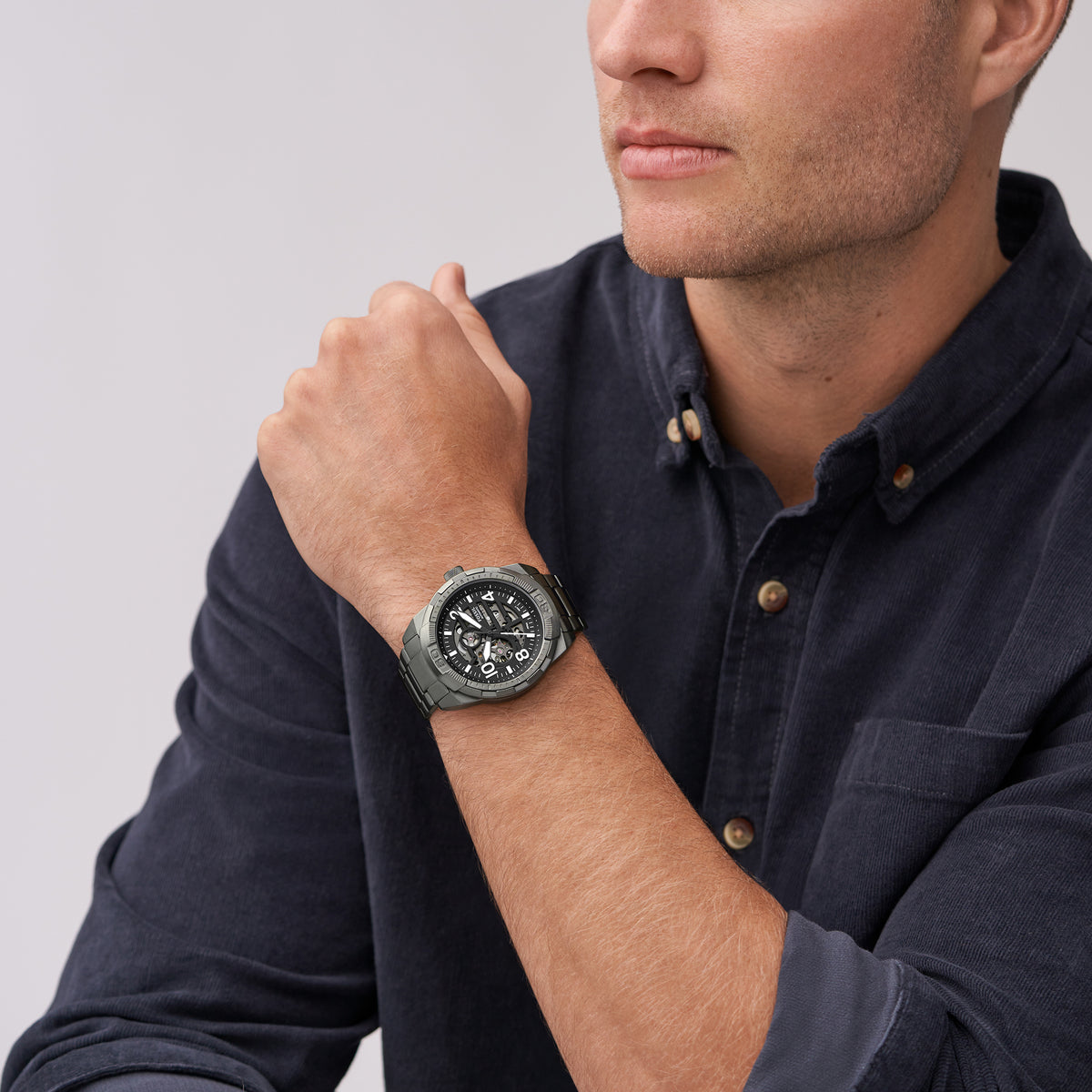 Fossil Stainless Steel Black watch