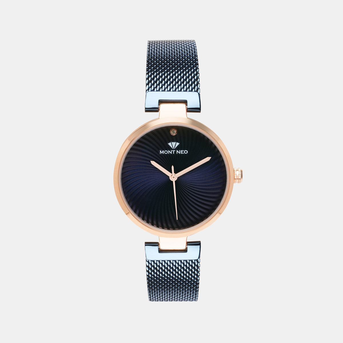 Mont Neo Round Blue Analog watch
