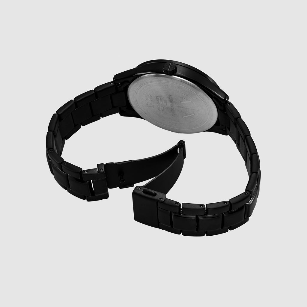 Armani Exchange Men Round Black watch