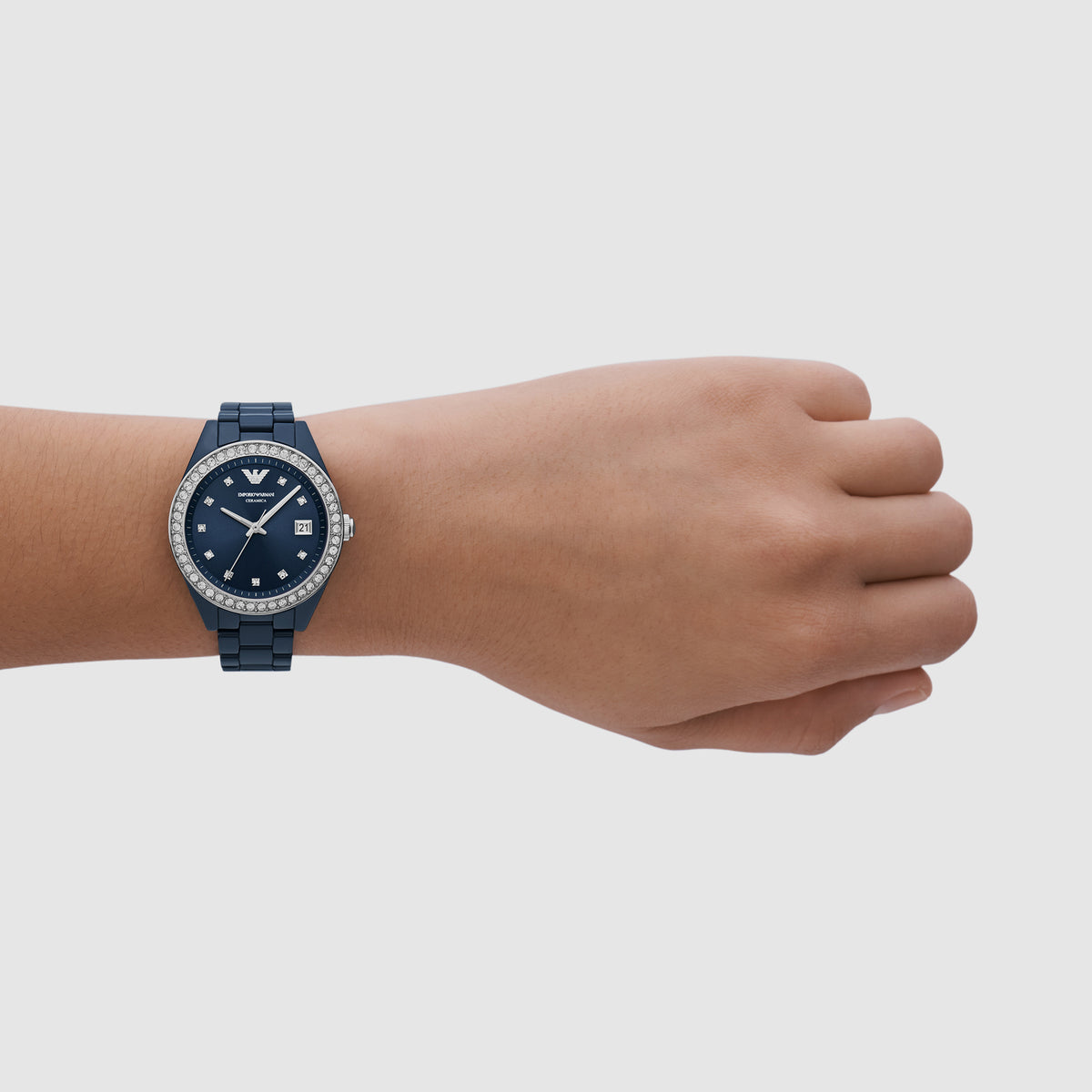 Emporio Armani Stainless Steel Round watch