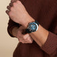 Men's Blue GMT Black Silicone Watch FS6049