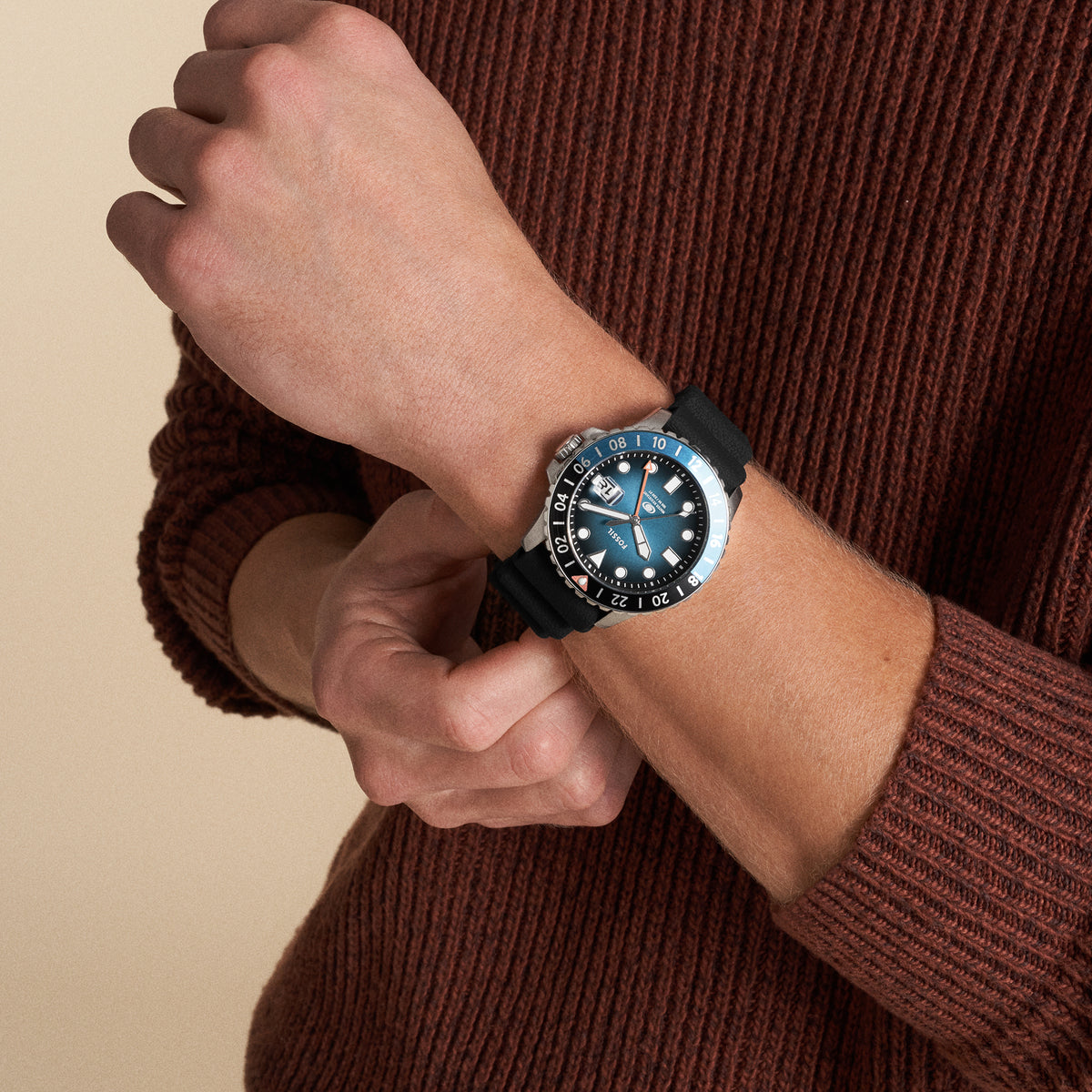 Fossil Stainless Steel Round watch