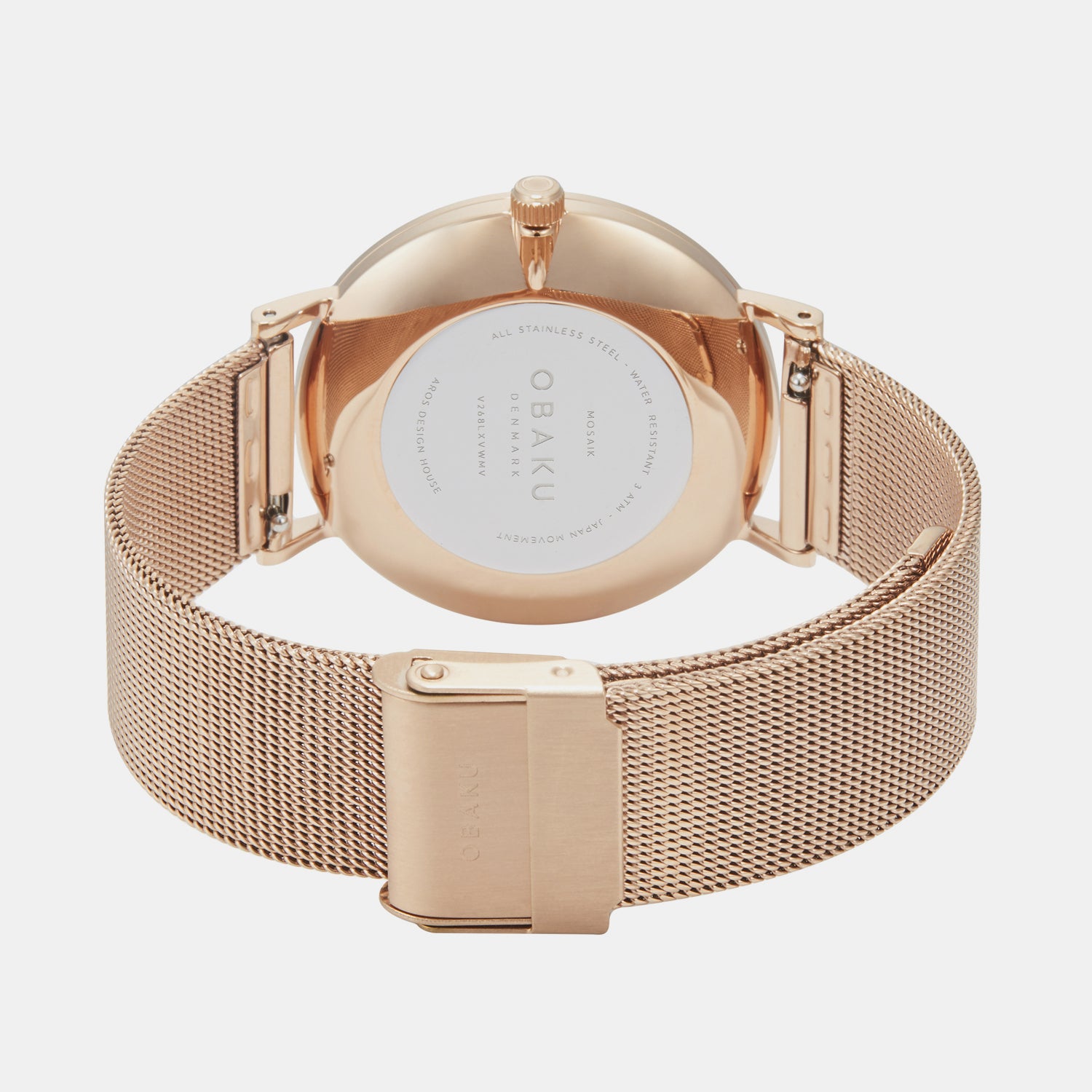 Obaku Stainless Steel Round watch