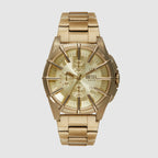 Diesel Round Gold Chronograph watch