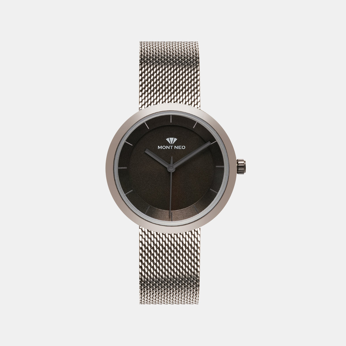 Mont Neo Round Gun Analog watch