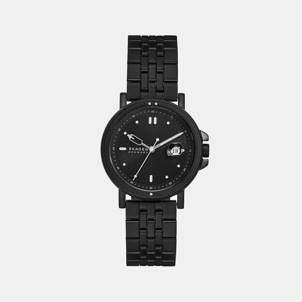 Skagen Round Black Analog watch