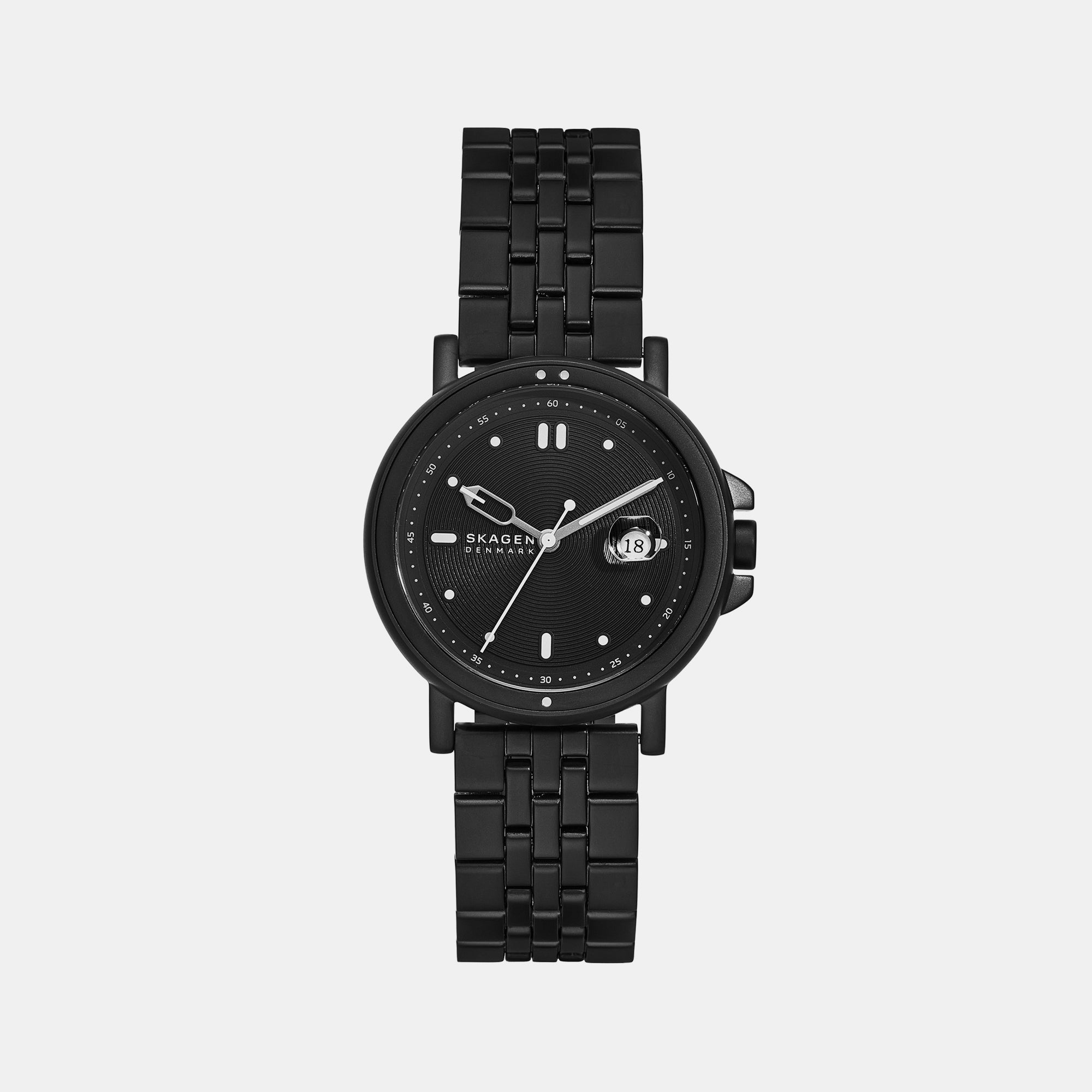 Skagen Round Black Analog watch