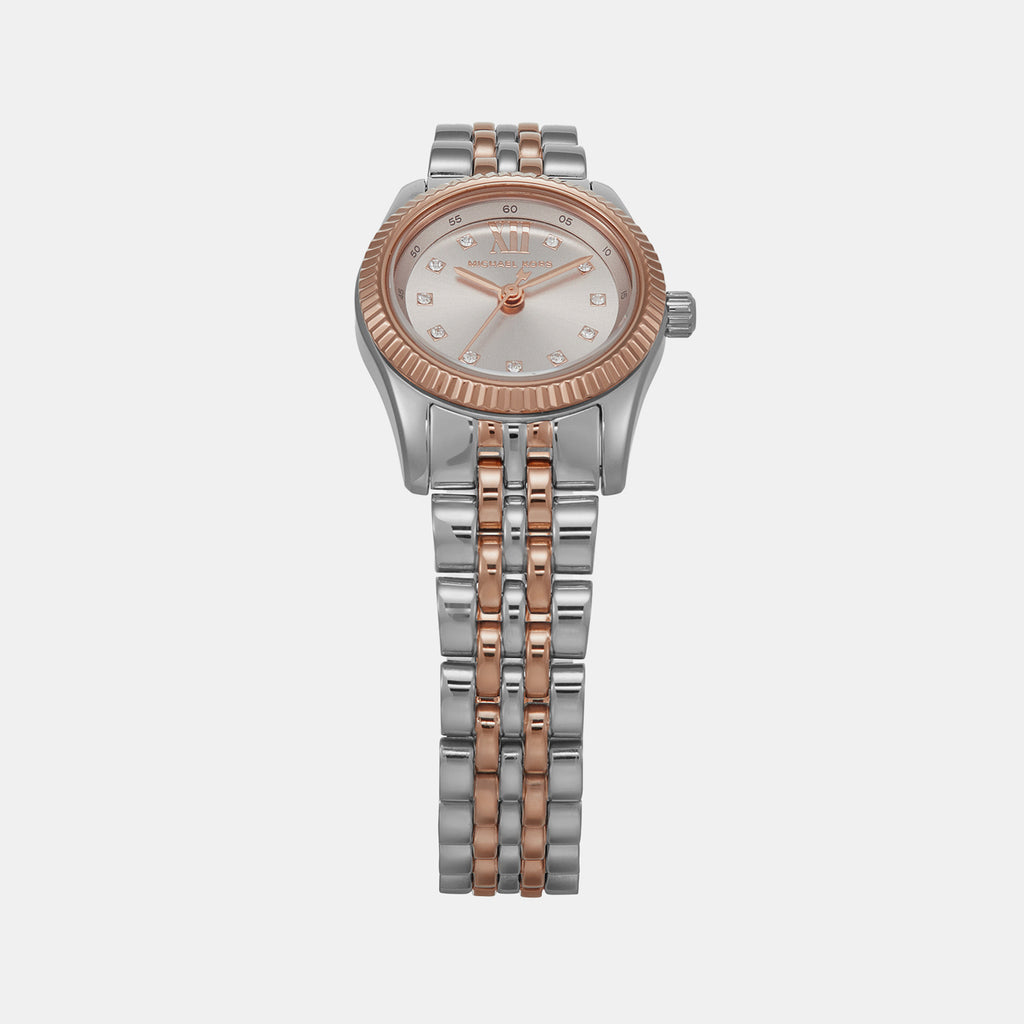 Lexington Women Quartz Silver Dial Analog Stainless Steel Watch MK4817SET