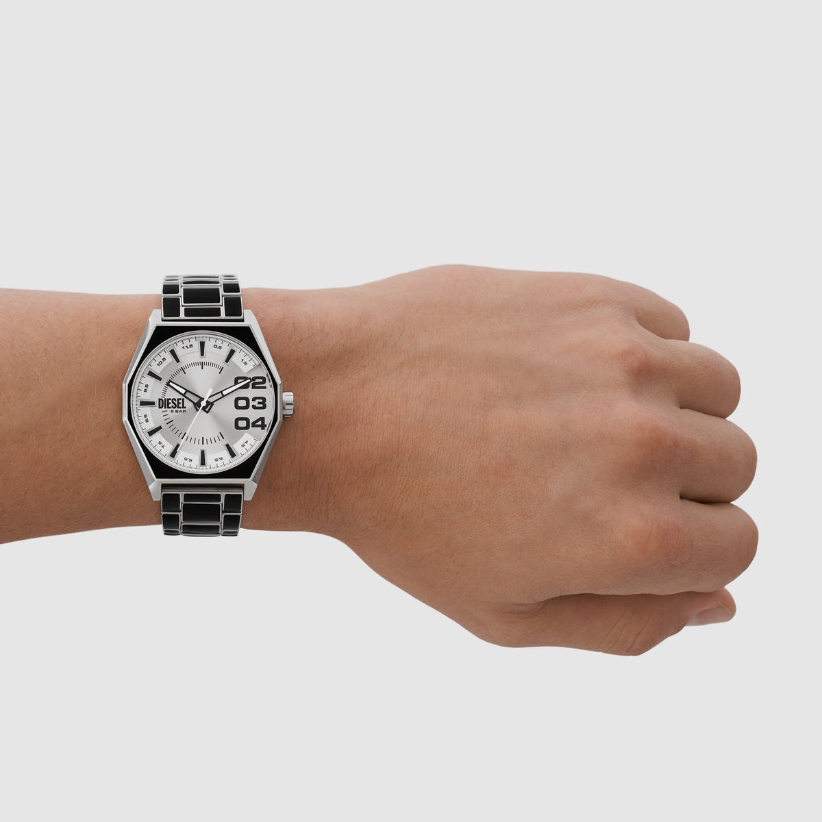 Diesel Stainless Steel Round watch