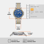 Signatur Sport Men Quartz Blue Dial Analog Stainless Steel Watch SKW6921