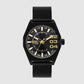 Men's Black Stainless Steel Watch DZ2194