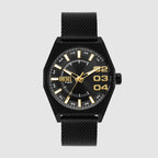 Diesel Round Black Chronograph watch
