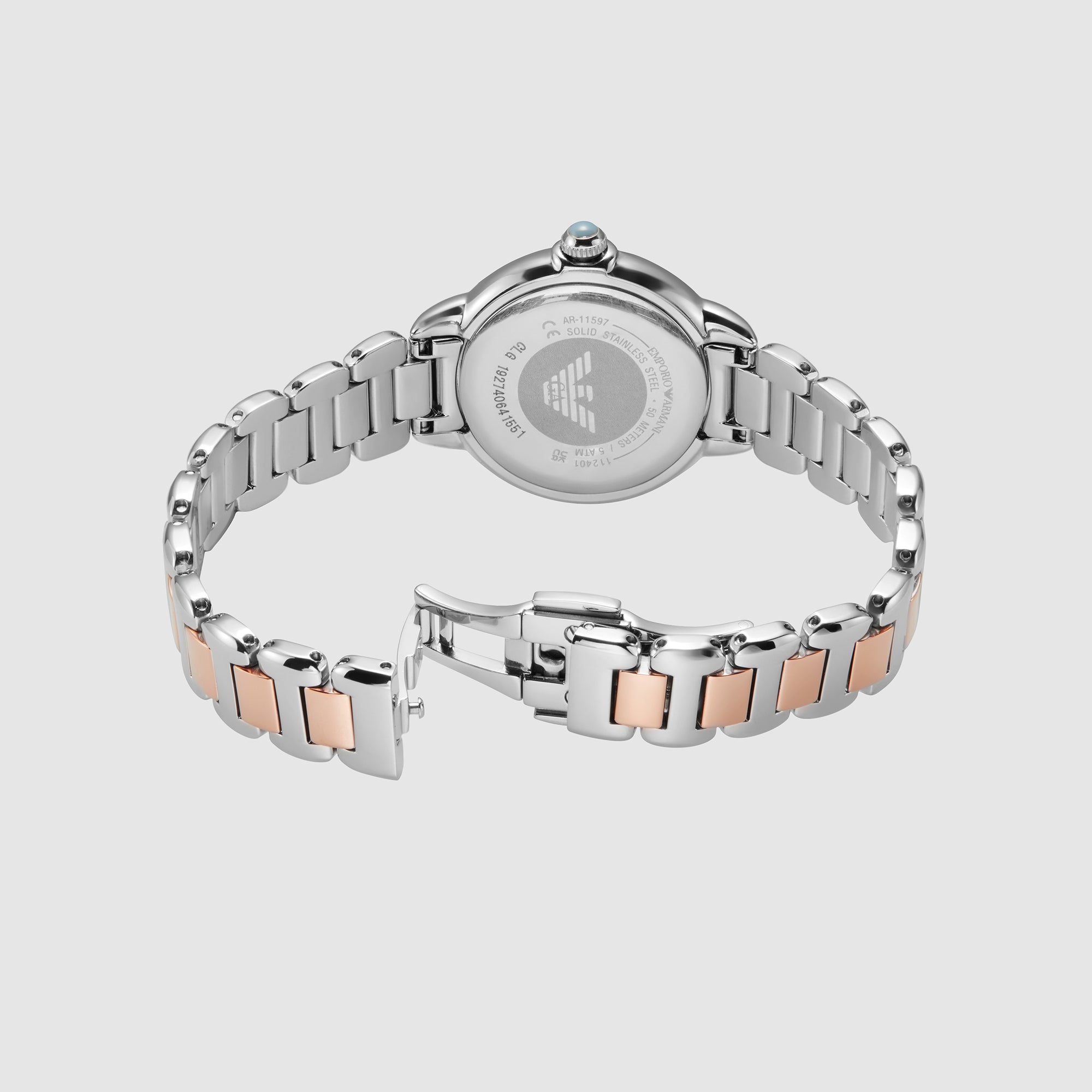 Emporio Armani Women Round Blue watch