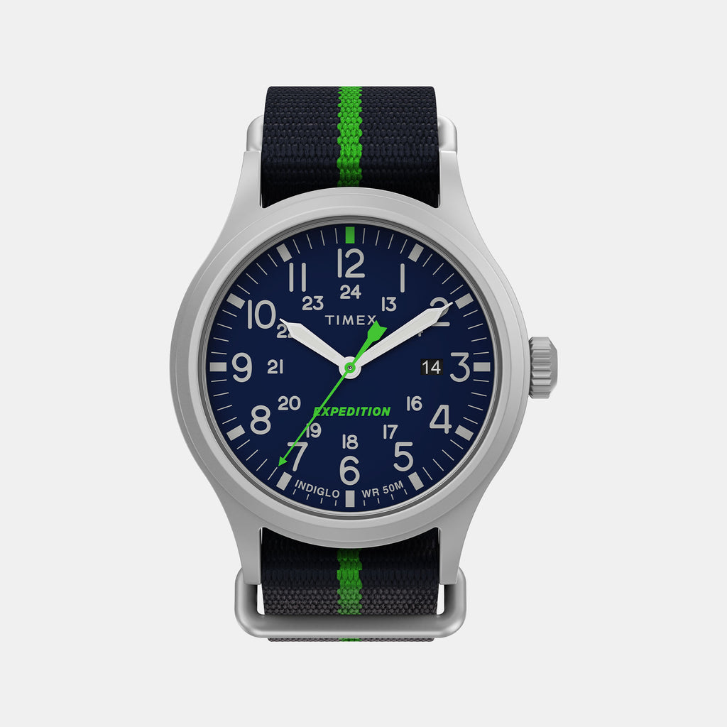 Timex Round Blue Analog watch