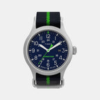 Timex Round Blue Analog watch