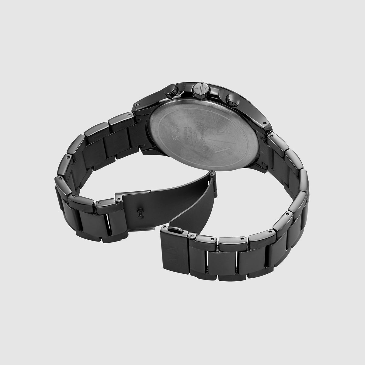 Armani Exchange Men Round Black watch