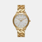 Female Runway Gold Analog Stainless Steel Watch MK7472