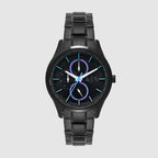 Armani Exchange Round Black Chronograph watch