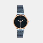 Mont Neo Round Blue Analog watch