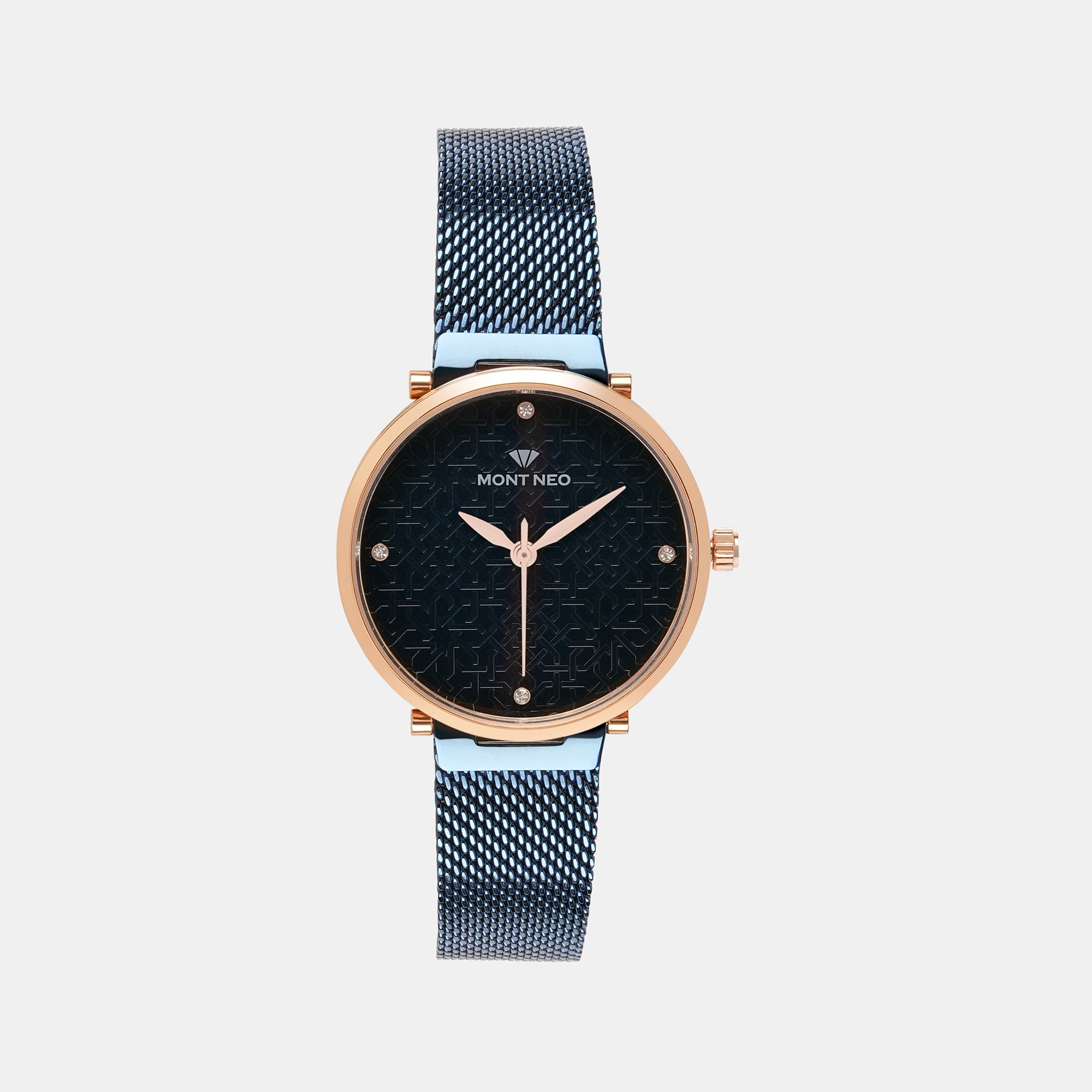 Mont Neo Round Blue Analog watch