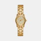 Female Runway Gold Analog Stainless Steel Watch MK7457