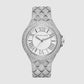 Women's White Stainless Steel Watch MK4803