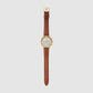 Women's White Mother Of Pearl Leather Watch ES5278