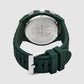 Men's Green Chronograph Silicone Watch AX4163