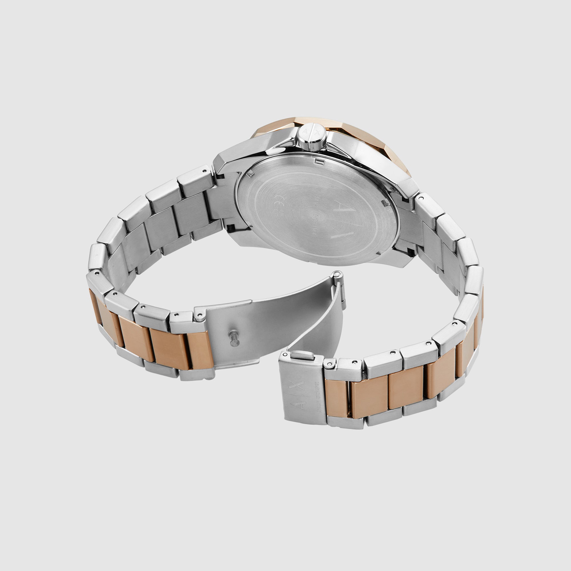 Armani Exchange Men Round Black watch