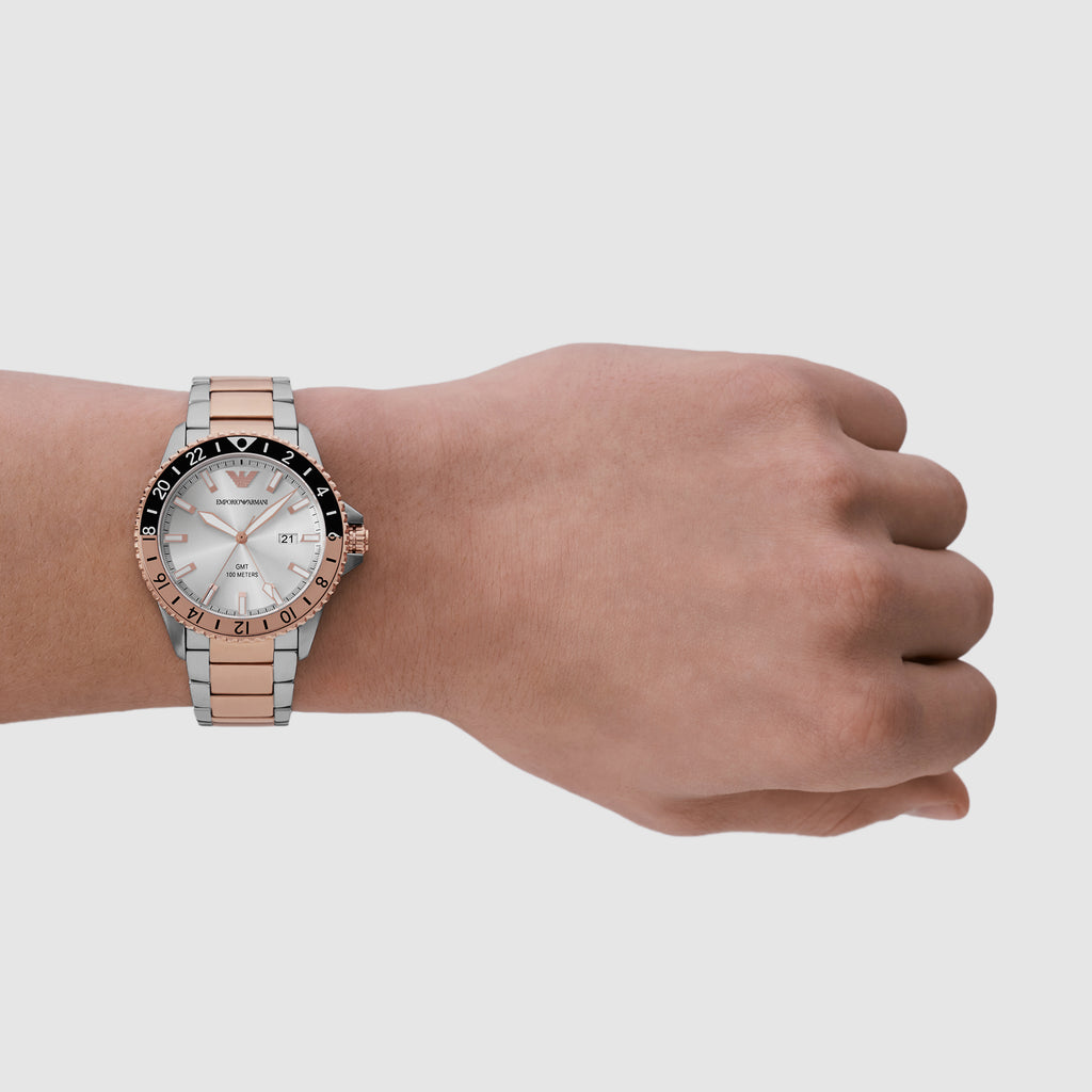 Emporio Armani Stainless Steel Round watch