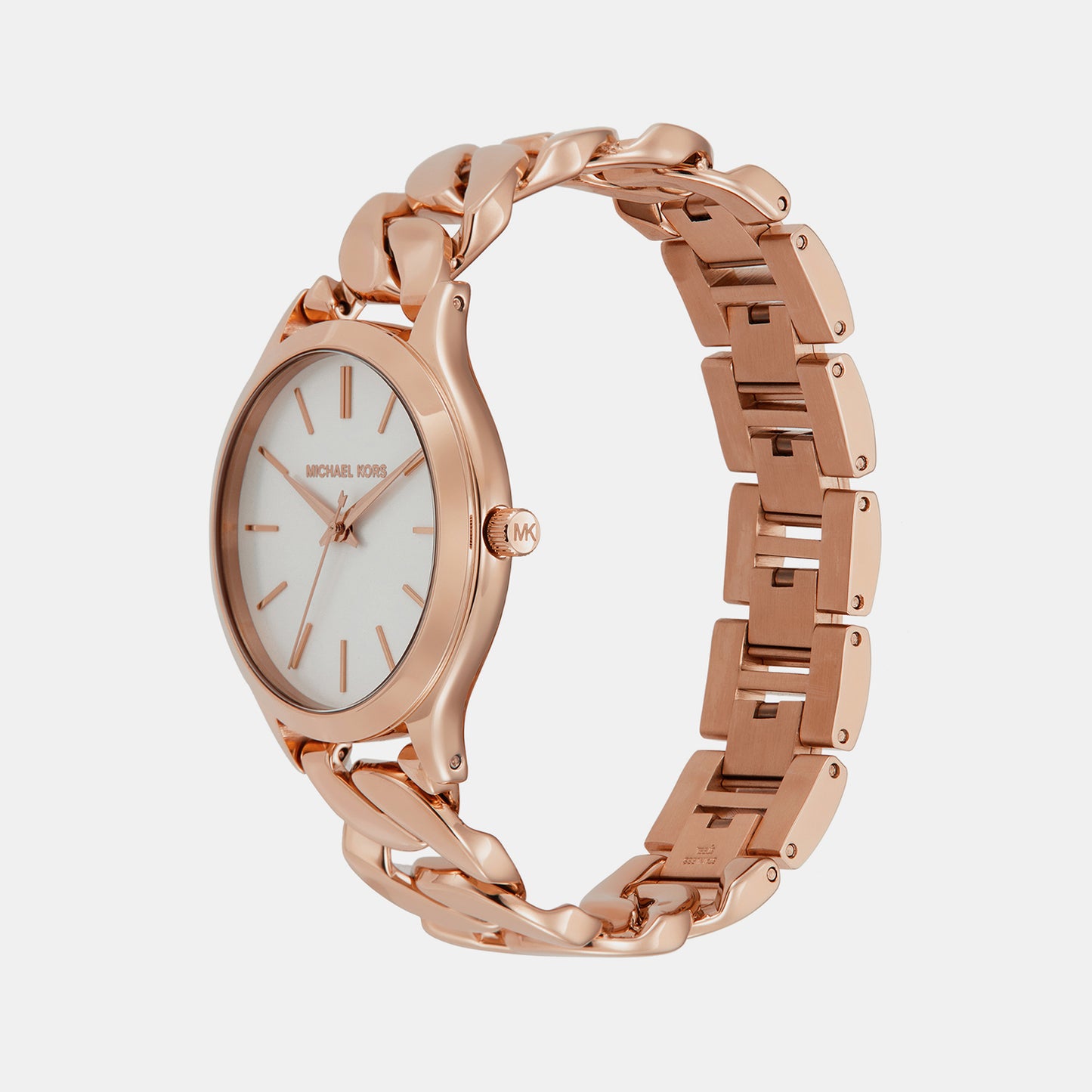 Female Runway Rose Gold Analog Stainless Steel Watch MK7473