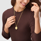 Fossil Stainless Steel Gold watch