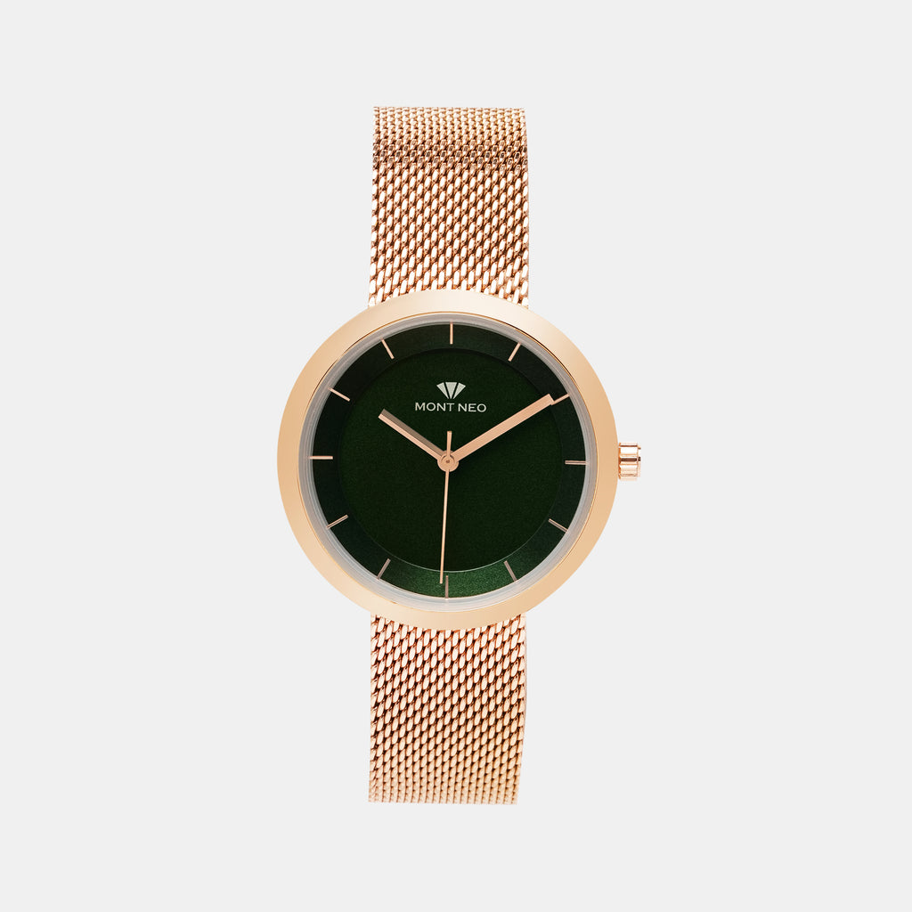 Mont Neo Round Green Analog watch