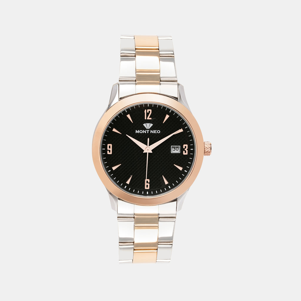 Mont Neo Round Black Analog watch
