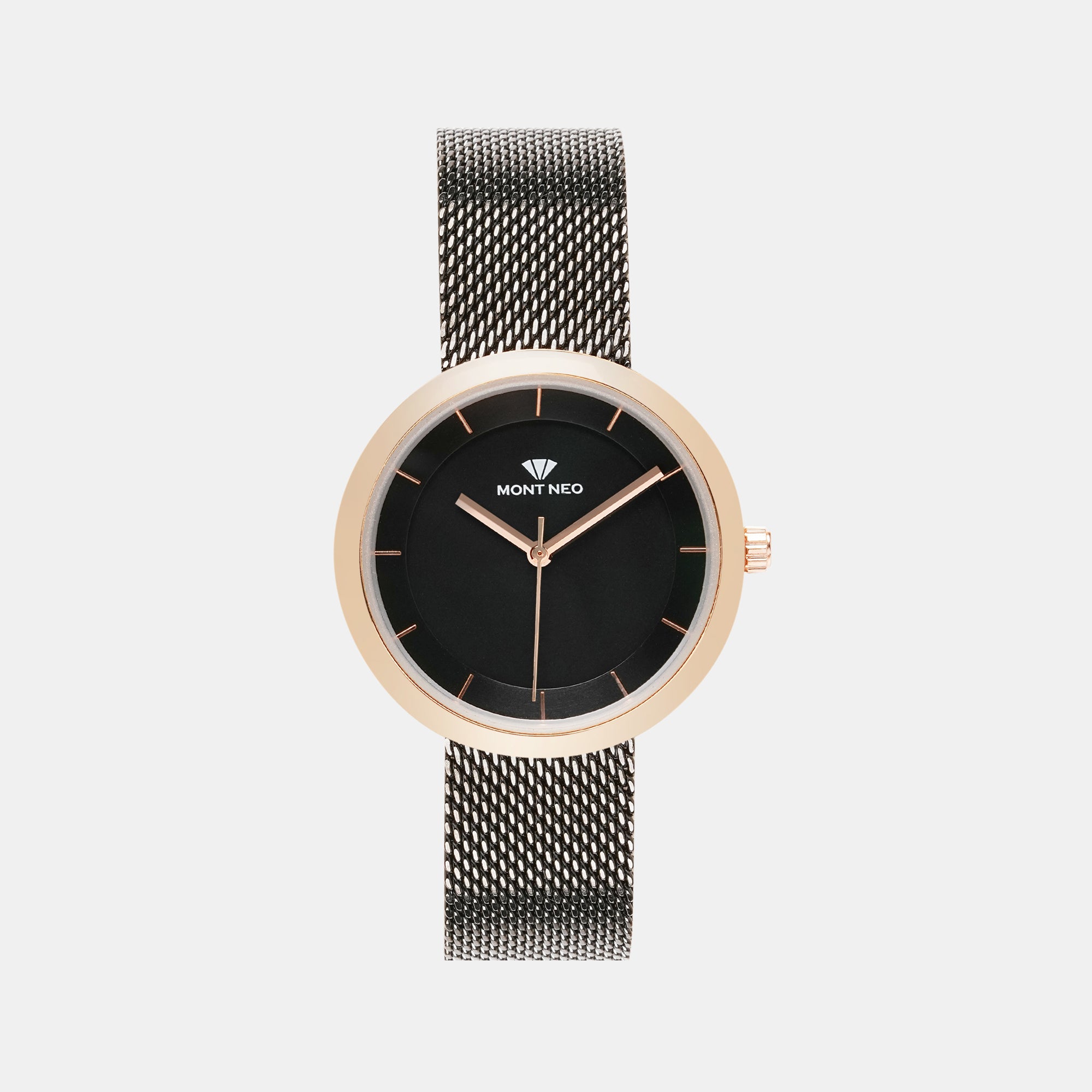 Mont Neo Round Black Analog watch