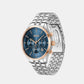 Men Quartz Blue Dial Stainless Steel Watch 1514158