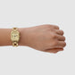 Women's Gold Analog Stainless Steel Watch AX5721