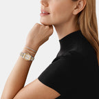 Lexington Women Quartz Silver Dial Analog Stainless Steel Watch MK4815SET