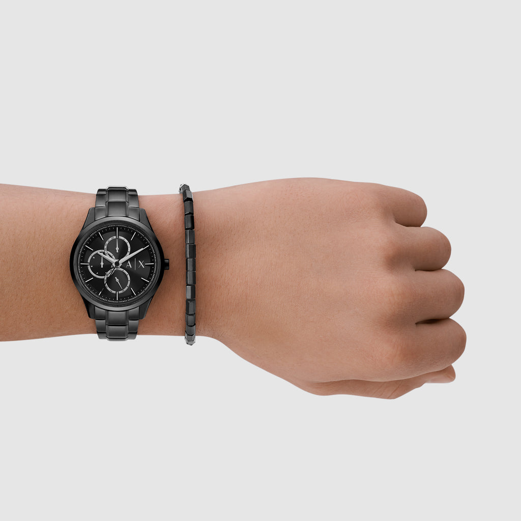 Armani Exchange Stainless Steel Round watch