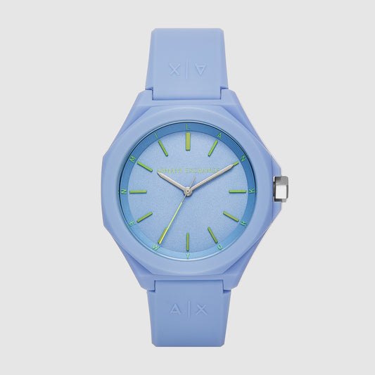 Women's Blue Silicone Watch AX4611