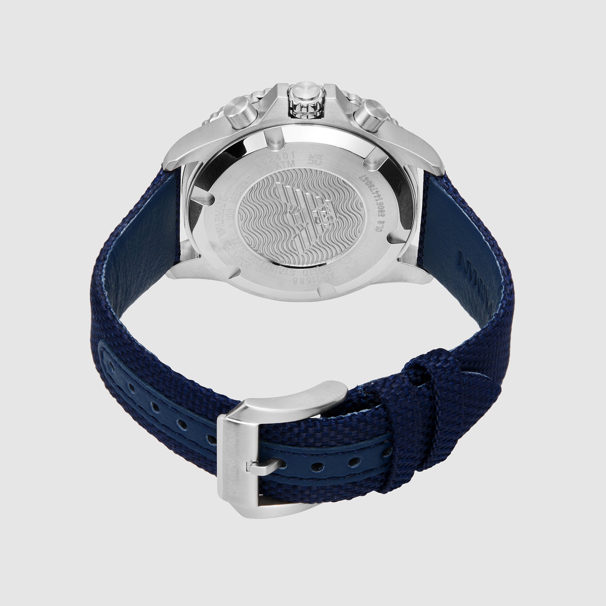 Emporio Armani Men Round Blue watch