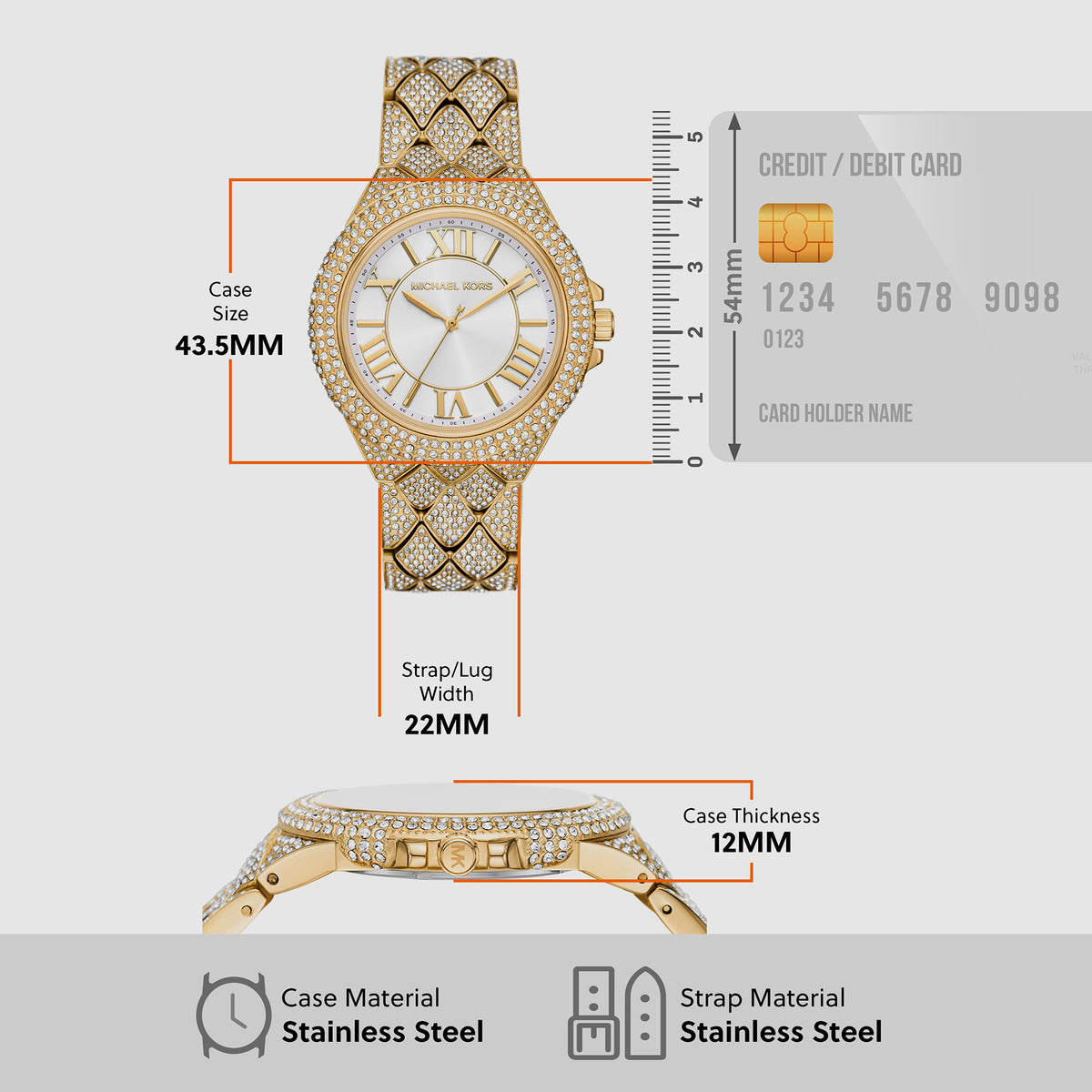 Michael Kors Stainless Steel White watch