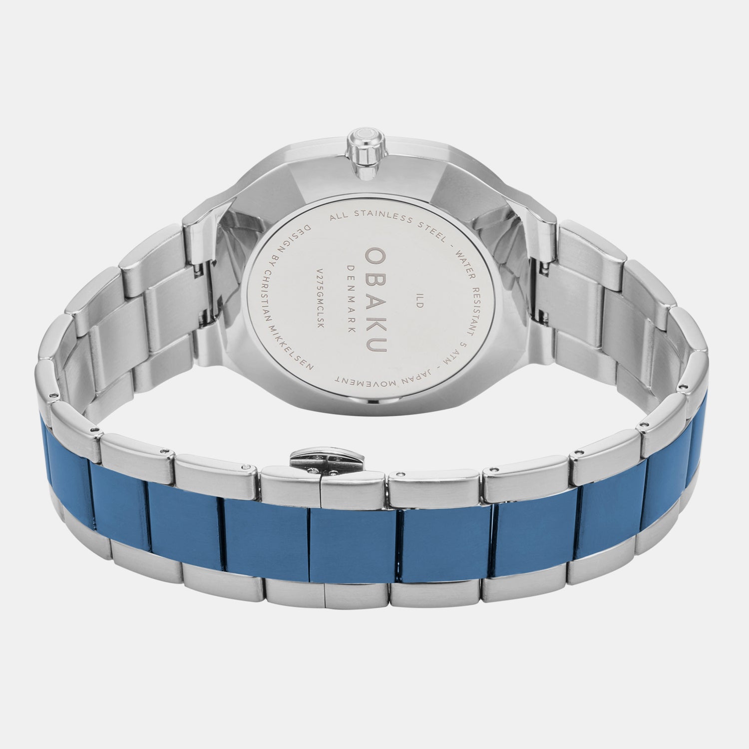 Obaku Stainless Steel Octagon watch