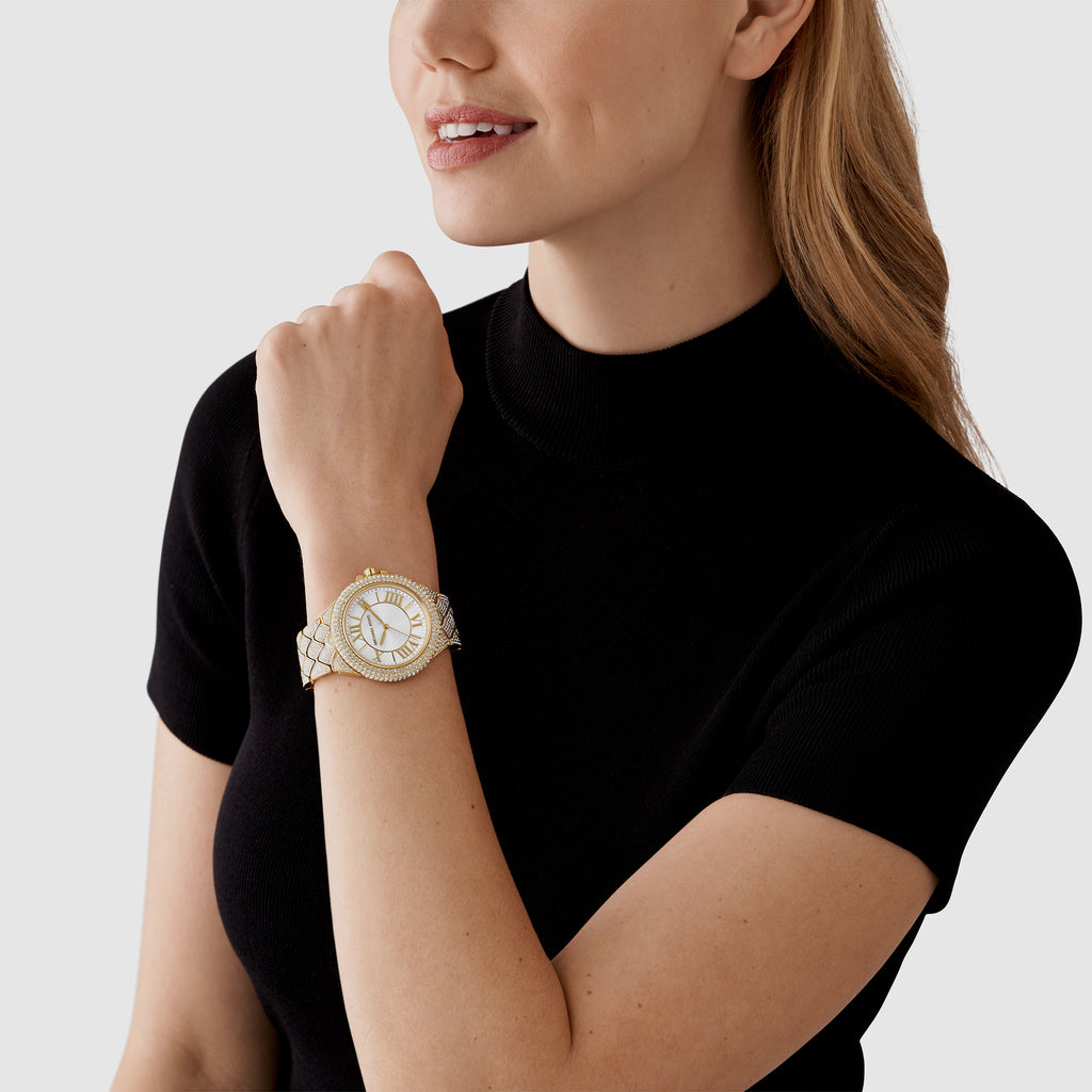 Michael Kors Stainless Steel Round watch