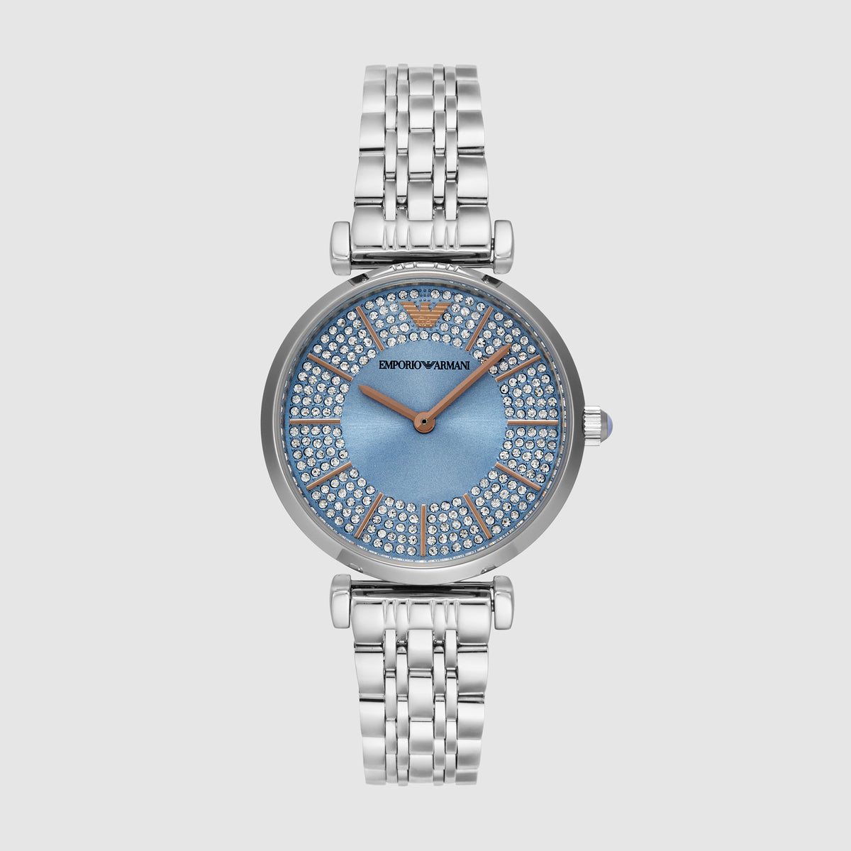 Emporio Armani Round Blue Analog watch