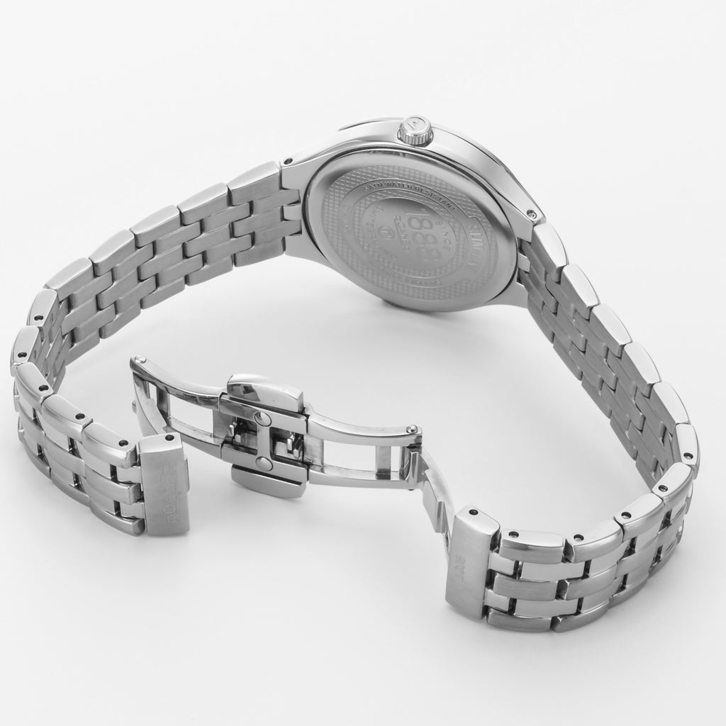 Slim-Line Women Quartz Sky Blue Dial Analog Stainless Steel Watch 512857 41 05 20