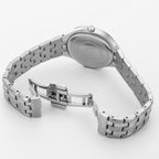 Slim-Line Women Quartz Sky Blue Dial Analog Stainless Steel Watch 512857 41 05 20