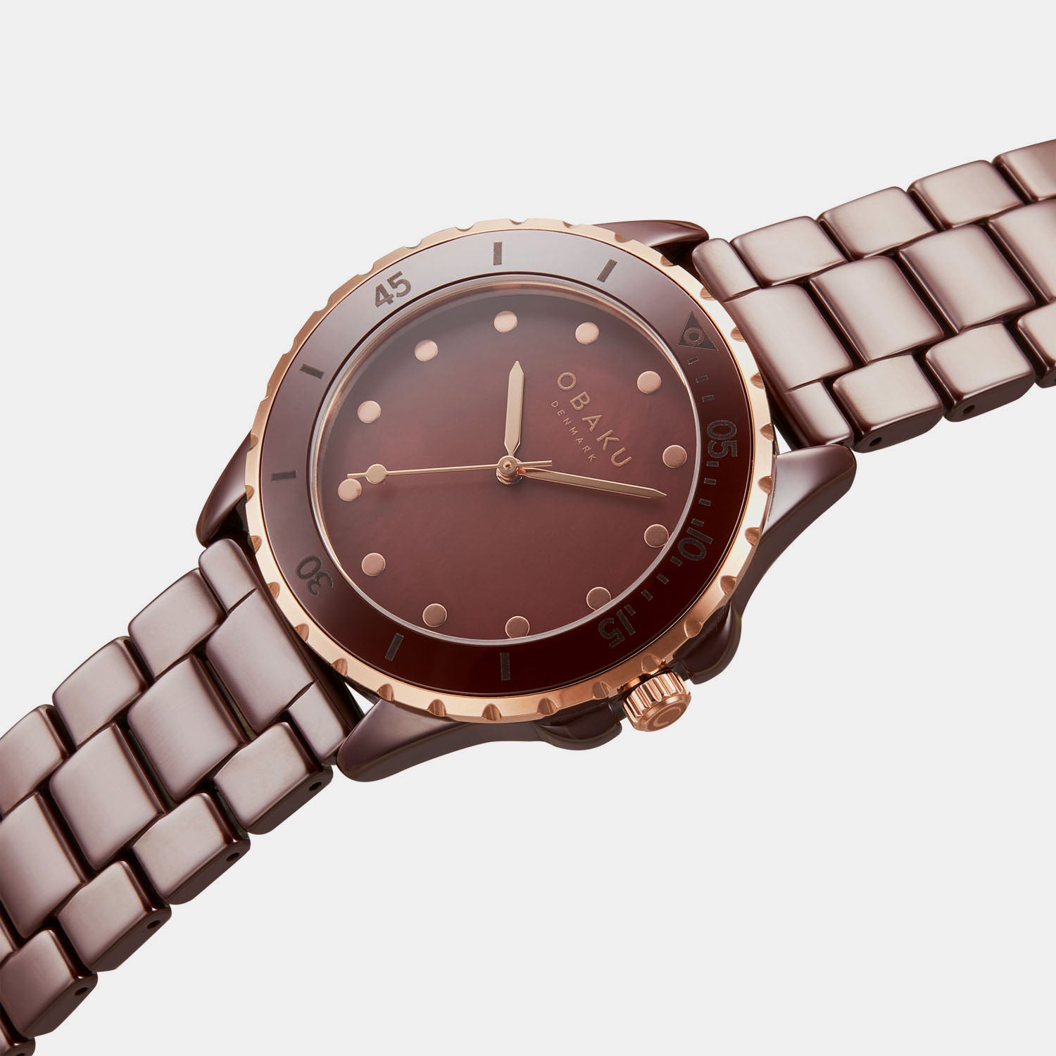 Obaku 37.5 mm Round Quartz watch