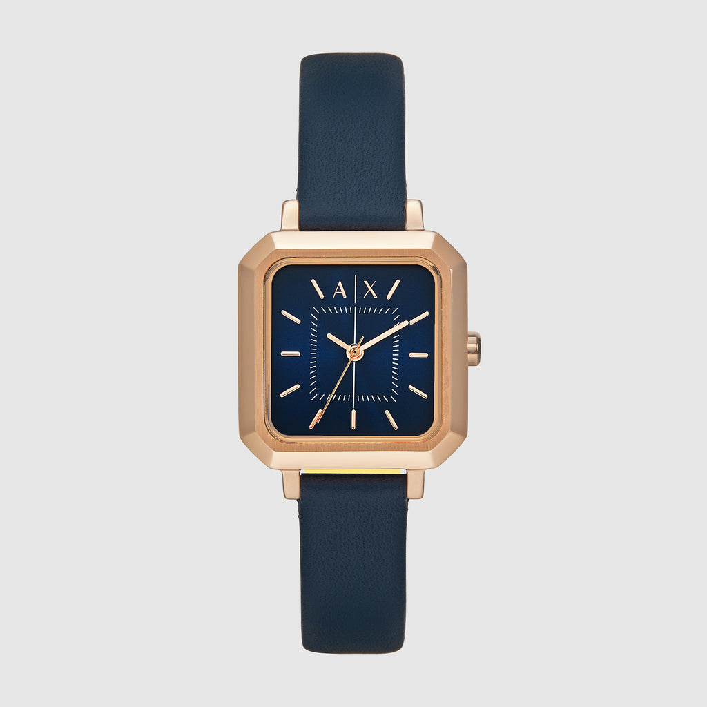 Armani Exchange Octagon Blue Analog watch