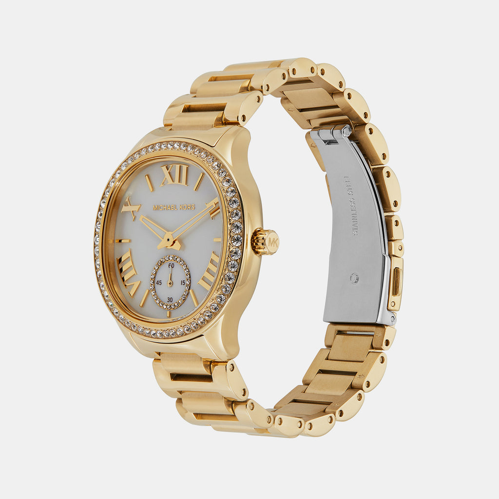 Michael Kors Women Round White watch